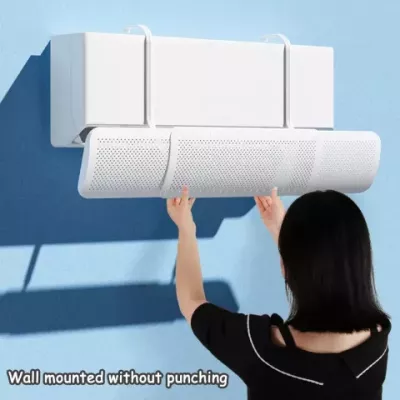 Air Conditioner Deflector 3-in-1 Scalable Windshield Outlet Baffle