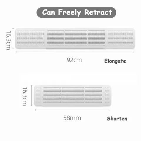 Air Conditioner Deflector 3-in-1 Scalable Windshield Outlet Baffle