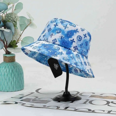 Fashion Brand Unisex Wide Brim Bucket Hat for Summer Sun Protection