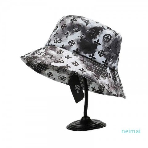 Fashion Brand Unisex Wide Brim Bucket Hat for Summer Sun Protection